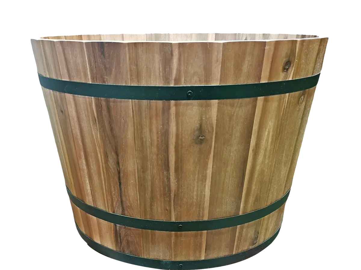 Chậu Trồng Cây Gỗ Keo Tròn