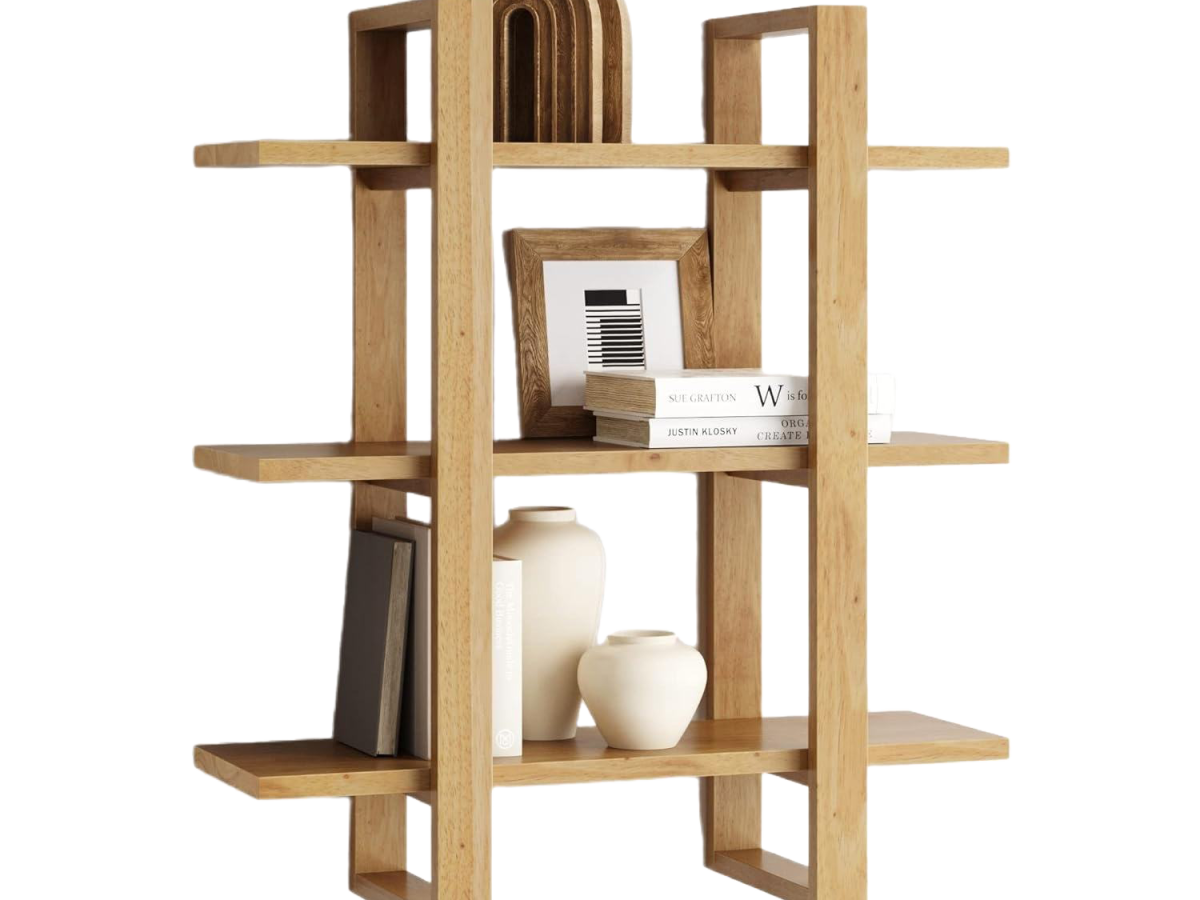 Kệ Treo Tường 3 Tầng Gỗ Keo
